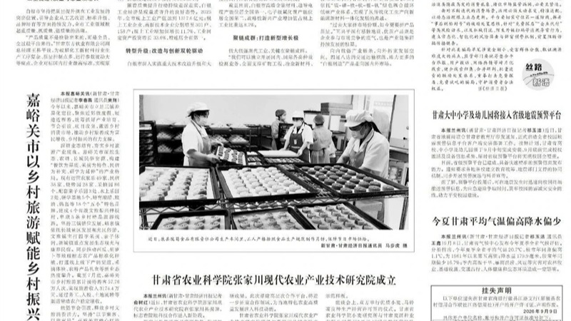媒体关注 | 政金企协同发力 融资租赁激活甘肃制造新动能
